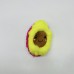 Мягкая игрушка брелок "Авокадо" мохнатое цветное 14 см оптом