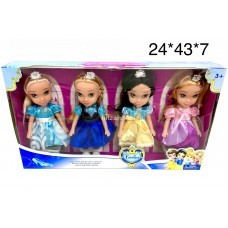 Куклы принцессы 4 шт в наборе (арт. 8090) оптом