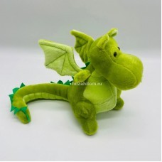 Мягкая игрушка Дракончик зеленый 19 см оптом