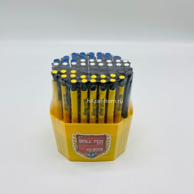 Шариковые ручки Concise 0,7 мм автомат с подставкой 60 шт в уп (арт. 2001) оптом