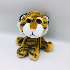 Мягкая игрушка «Тигр сидящий» 20 см оптом