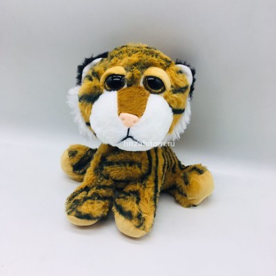 Мягкая игрушка «Тигр сидящий» 20 см оптом