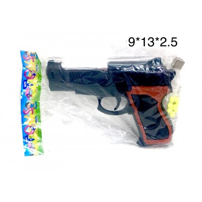 Пистолет с пульками в пакете (арт. 209) оптом