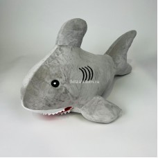 Мягкая игрушка подушка "Акула" с отверстиями для рук 50 см оптом
