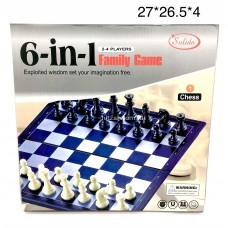 Набор шахматы 6 в 1 (арт. 6118) оптом
