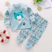 Пижама детская "Голубой мишка" (4 шт/уп) (110-140) оптом