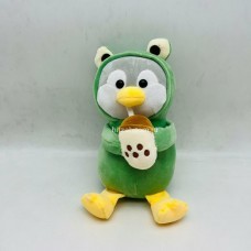 Мягкая игрушка "Пингвин" с коктейлем 25 см оптом