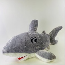 Мягкая игрушка "Акула меховая" 120 см оптом 