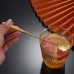 Набор десертных длинных ложек в форме Сакуры 3 шт в уп оптом