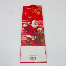 Подарочный пакет "Дед Мороз и подарки" 12,7*8,3*36 см (12 шт в уп) (арт. YXL-1067JD) оптом