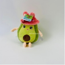 Мягкая игрушка "Авокадо в шляпке зверей" 25 см оптом