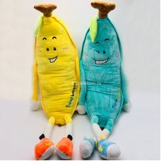 Мягкая игрушка "Банан" с ножками и ручками 100 см оптом