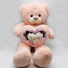 Мягкая игрушка "Мишка" с сердцем Love, 50 см (арт. 20491-50) оптом