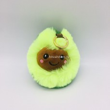 Мягкая игрушка брелок "Авокадо" мохнатый 14 см оптом