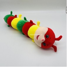 Мягкая игрушка "Гусеница" цветная 50 см оптом