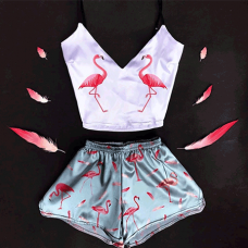 Женская пижама Фламинго оптом