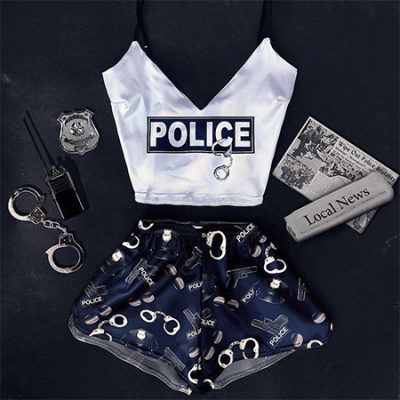 Женская пижама Полиция оптом